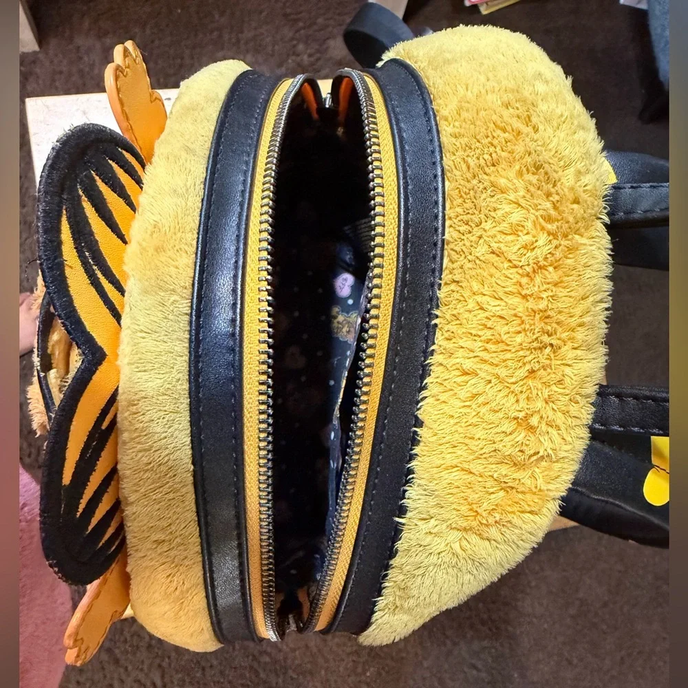 Loungefly Garfield & Pooky Plush Mini Backpack Nickelodeon Fuzzy Bag - Picture 7 of 9